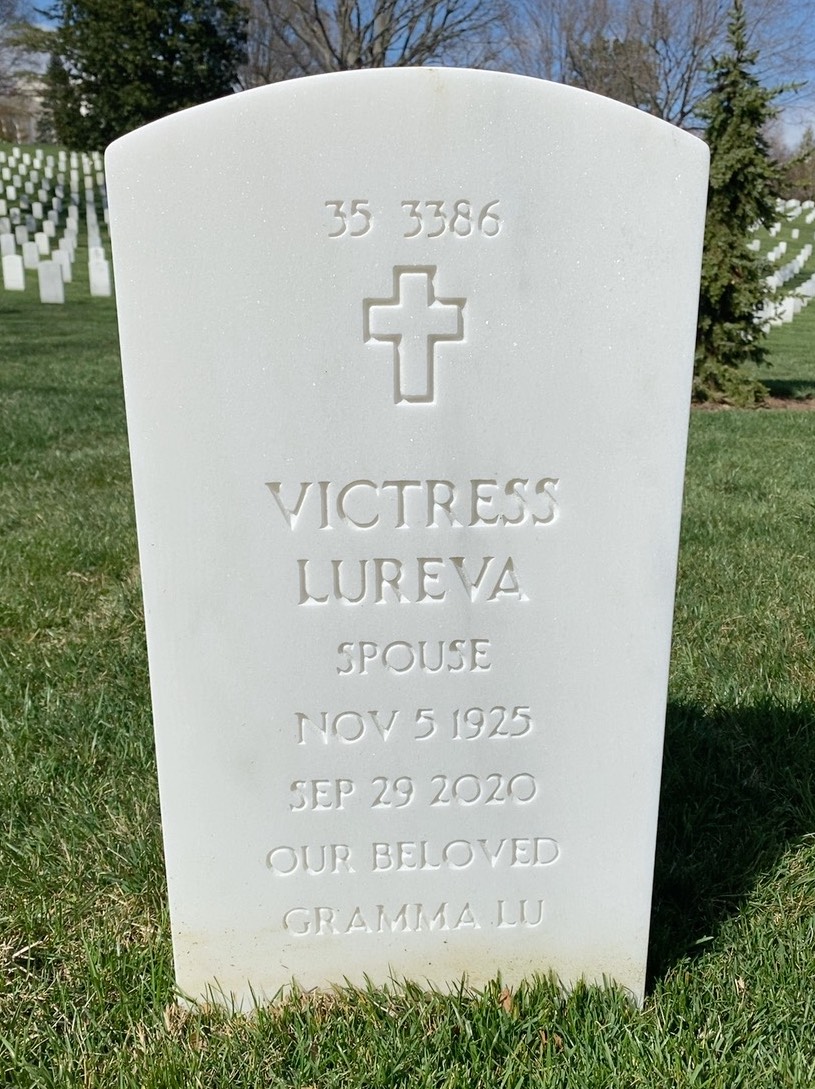 Back of headstone — Hoyt Mullins
