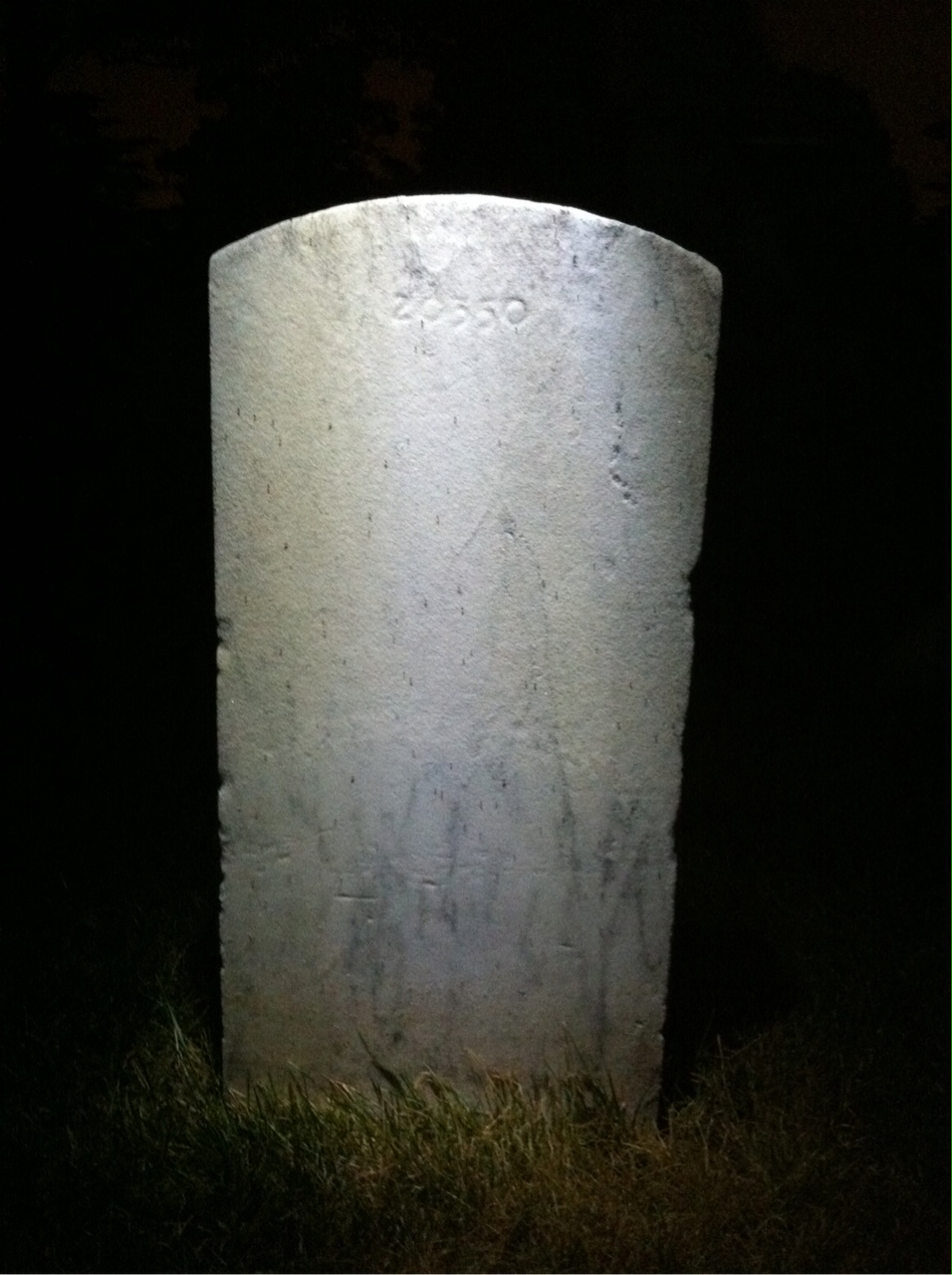 Back of headstone — Mariano Balingao