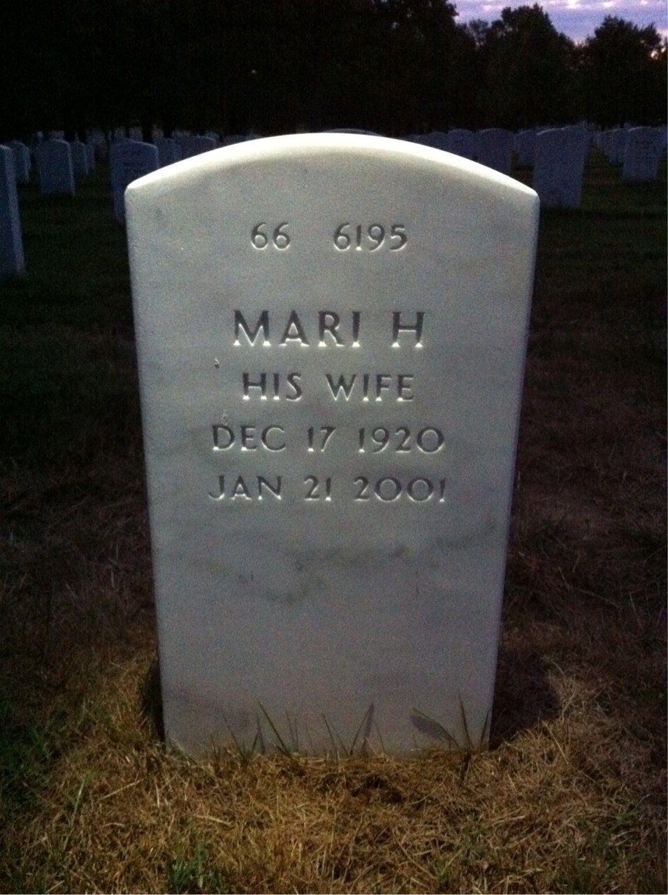 Back of headstone — Frederick Pugsley