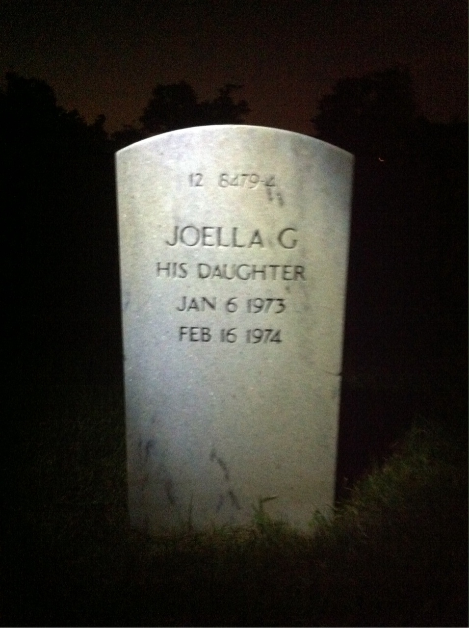 Back of headstone — Edward Simpson