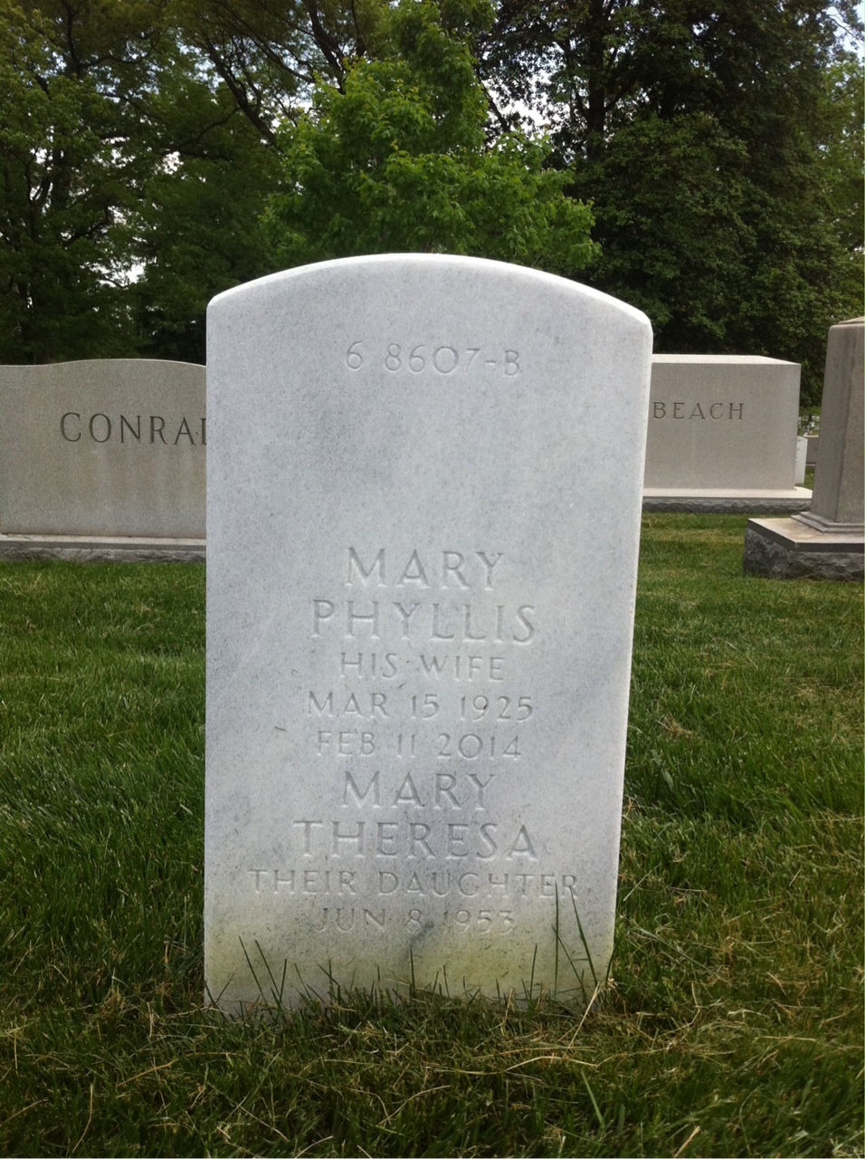 Back of headstone — Robert Johnson