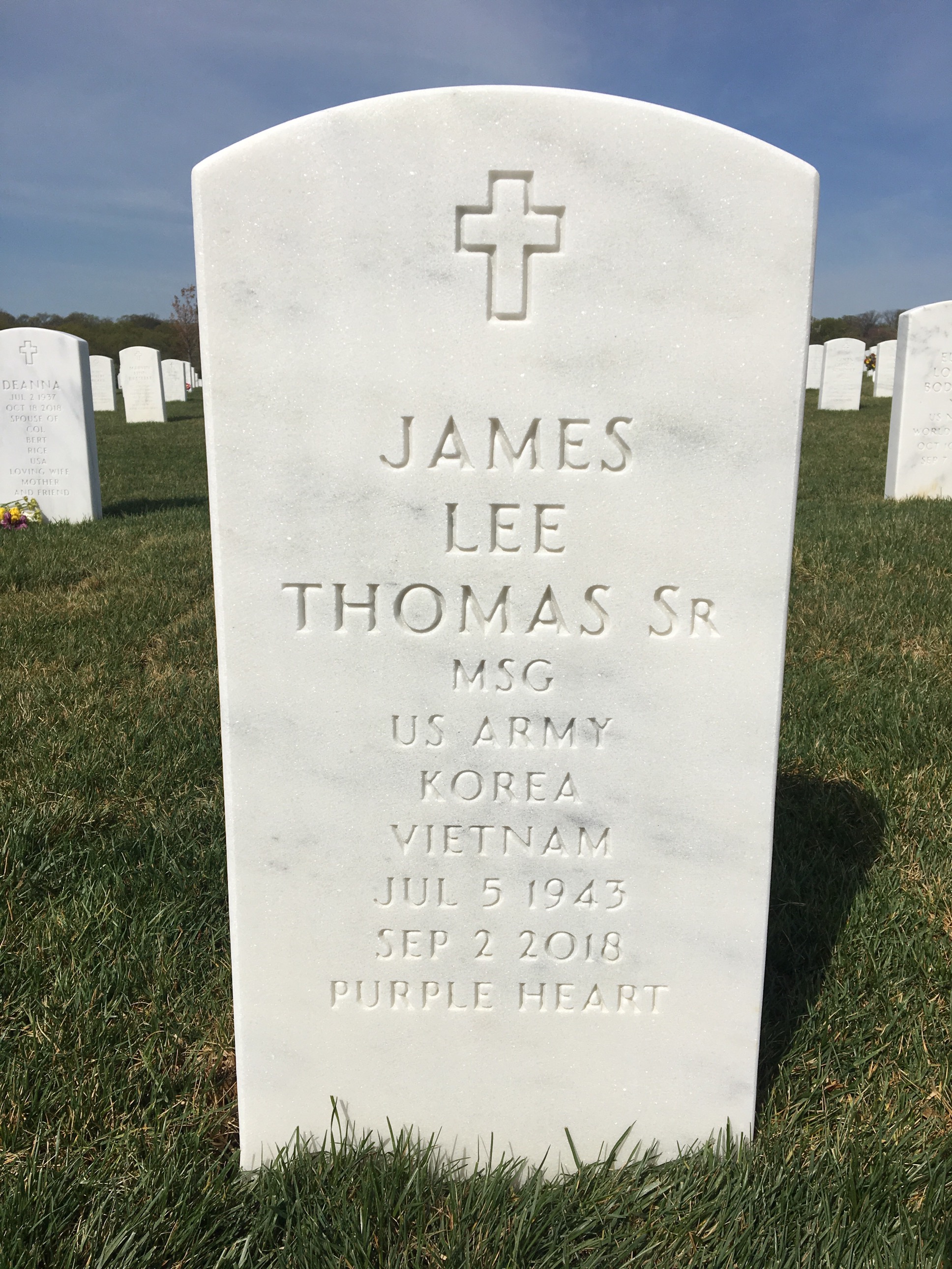 Headstone of James Richard Thomas