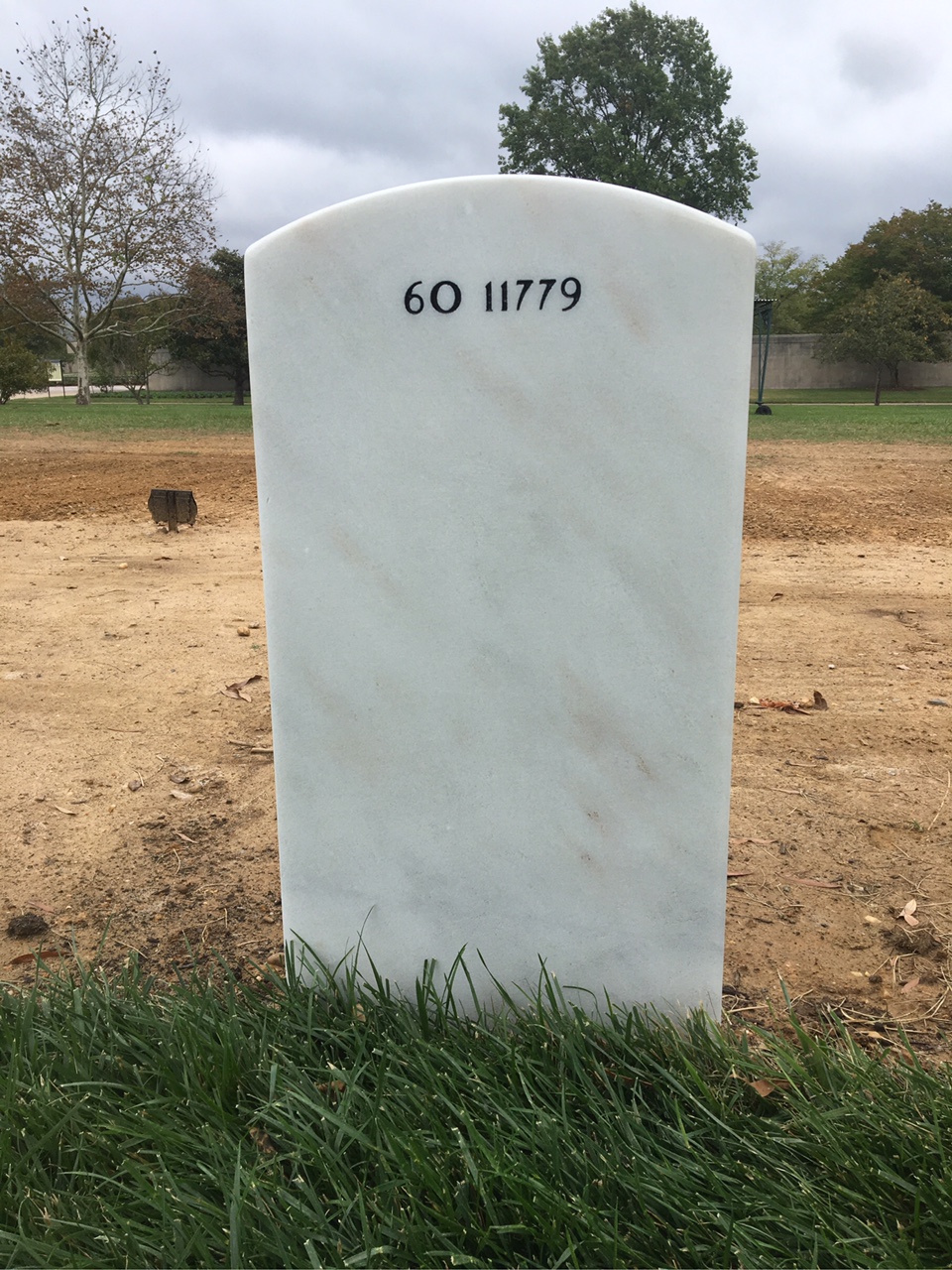 Back of headstone — Rick Montandon
