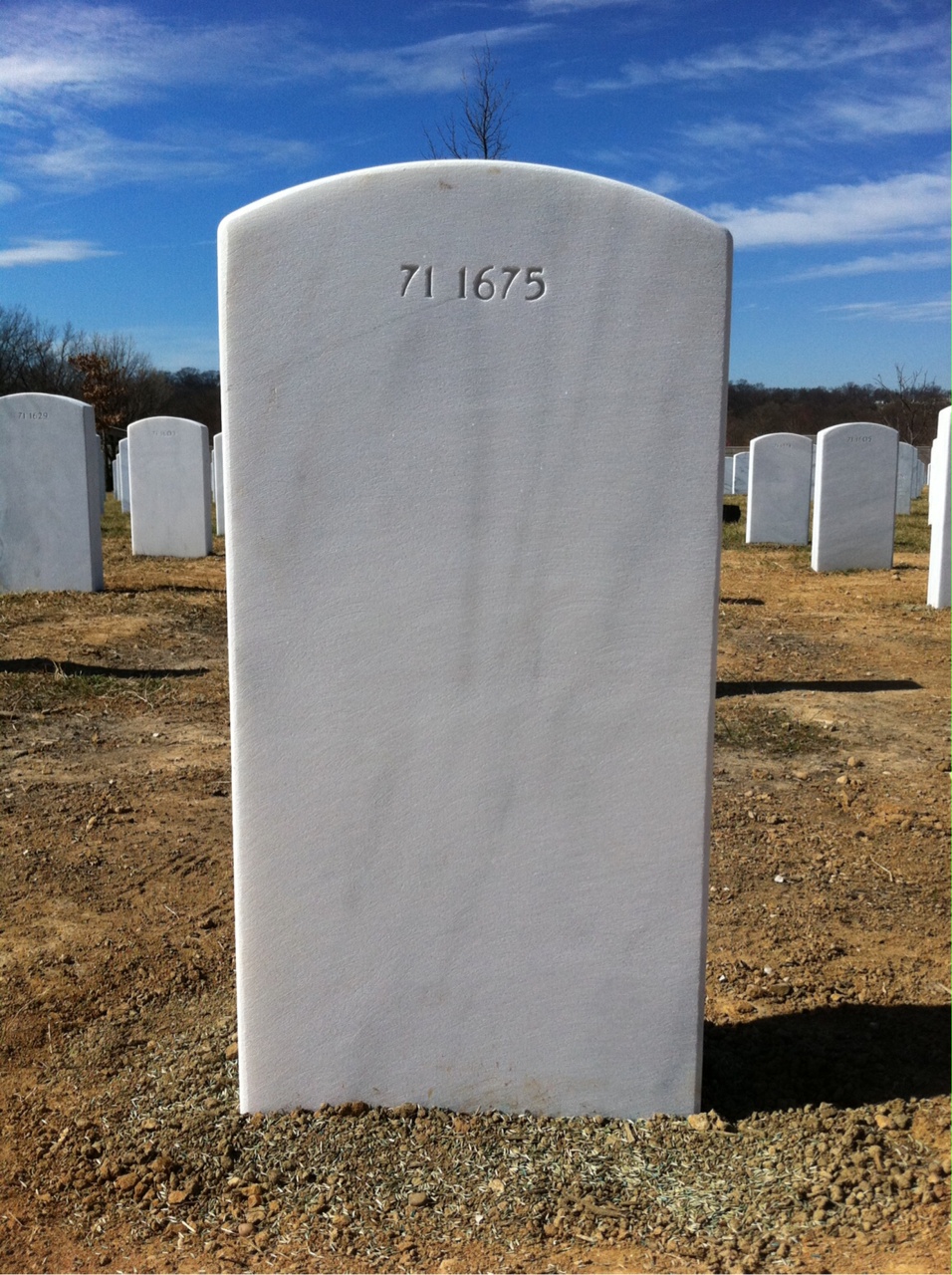 Back of headstone — Spencer G Hay