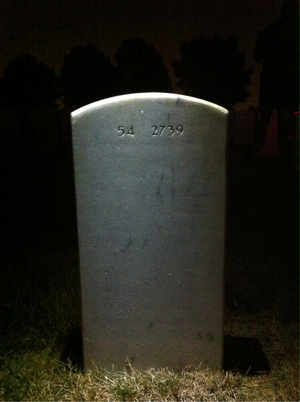 Back of headstone — Richard Tully