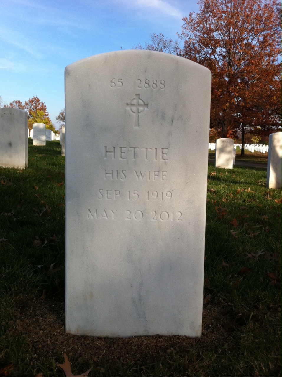 Back of headstone — Samuel Collins