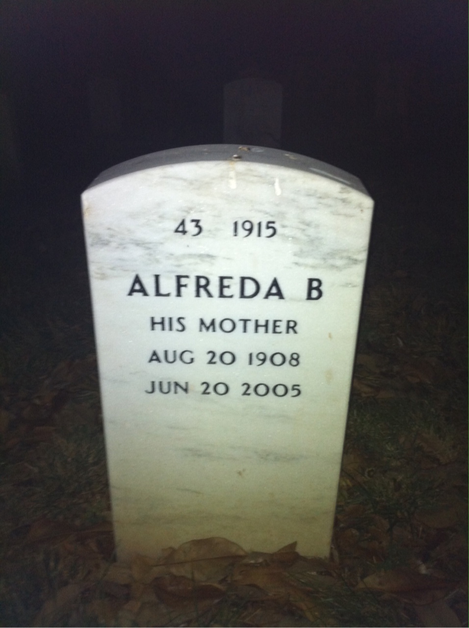 Back of headstone — Paul Jones