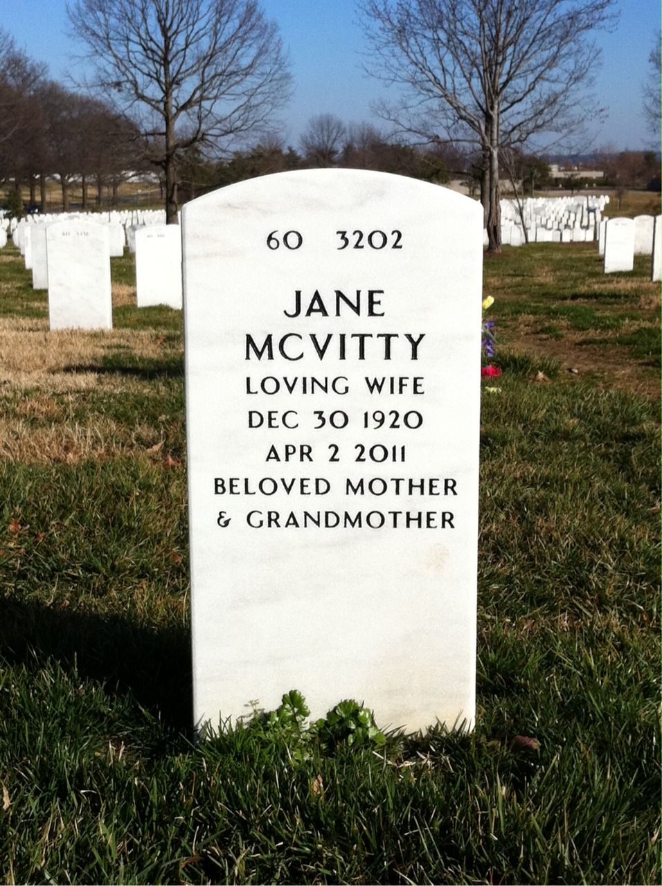 Back of headstone — Edward Maltese