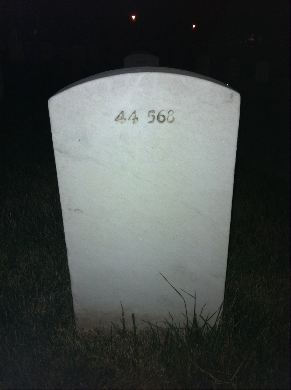 Back of headstone — Ivy Myers