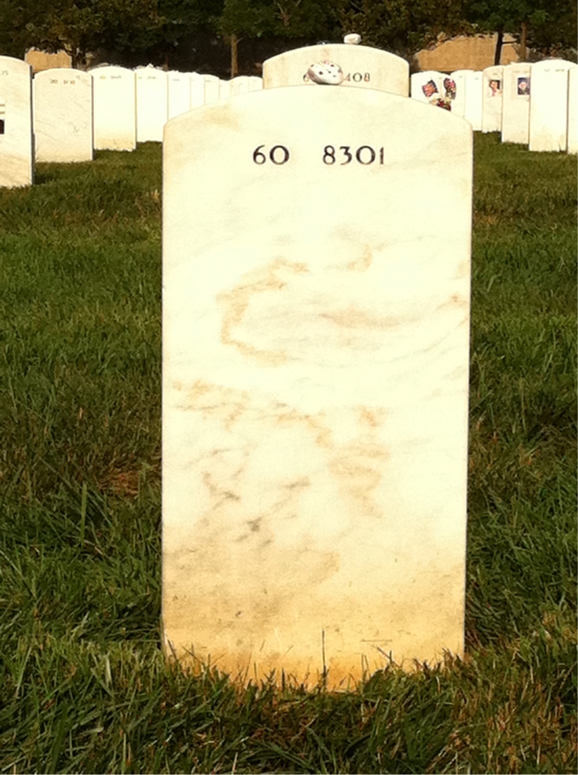 Back of headstone — Joshua Snyder