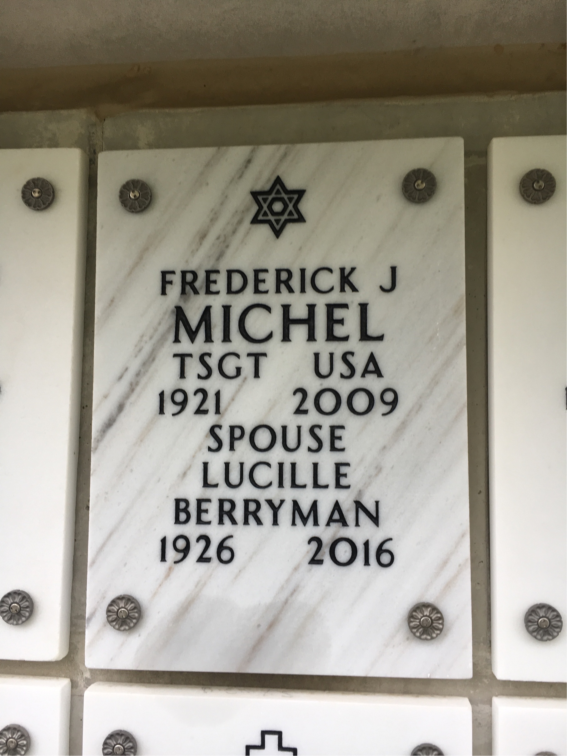 Frederick J Michel