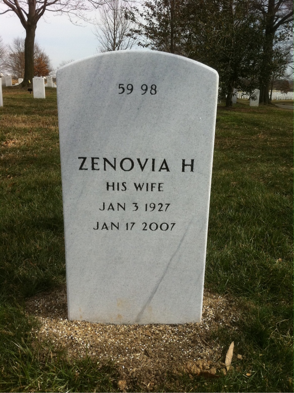 Back of headstone — John Koehler