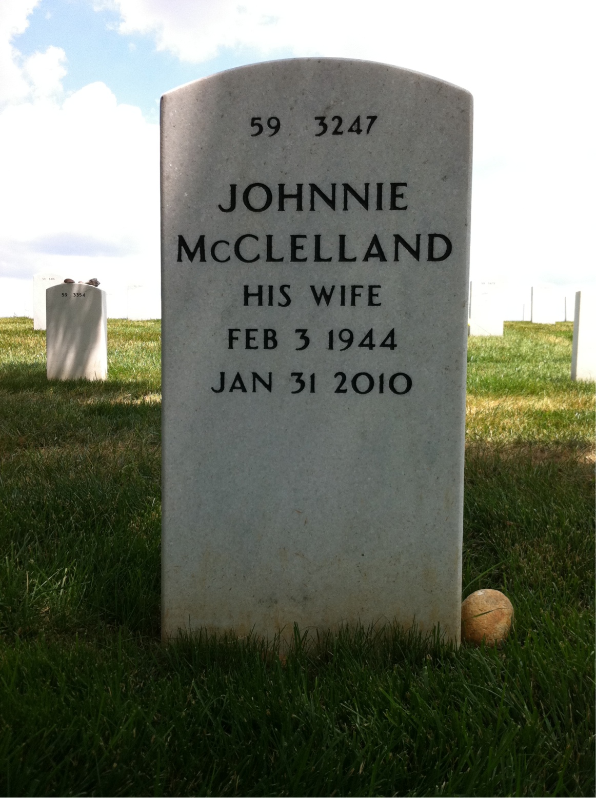 Back of headstone — Donald Yuen