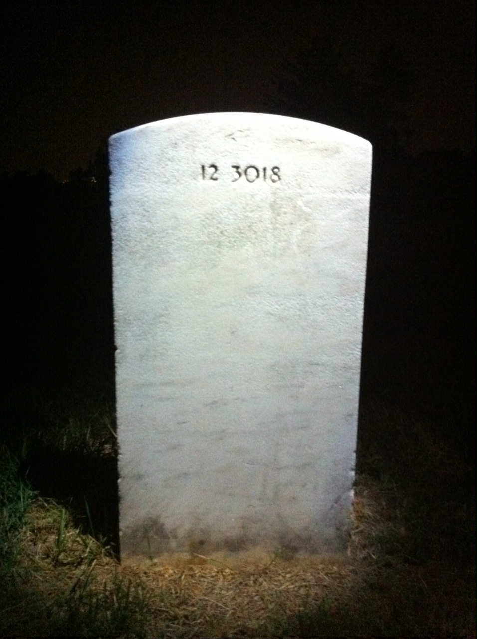 Back of headstone — Joseph Cordani