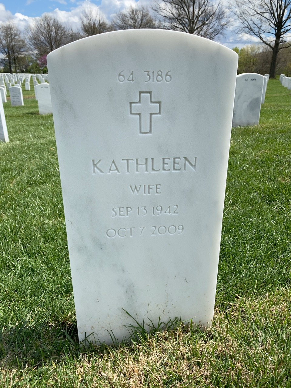 Back of headstone — William Clark