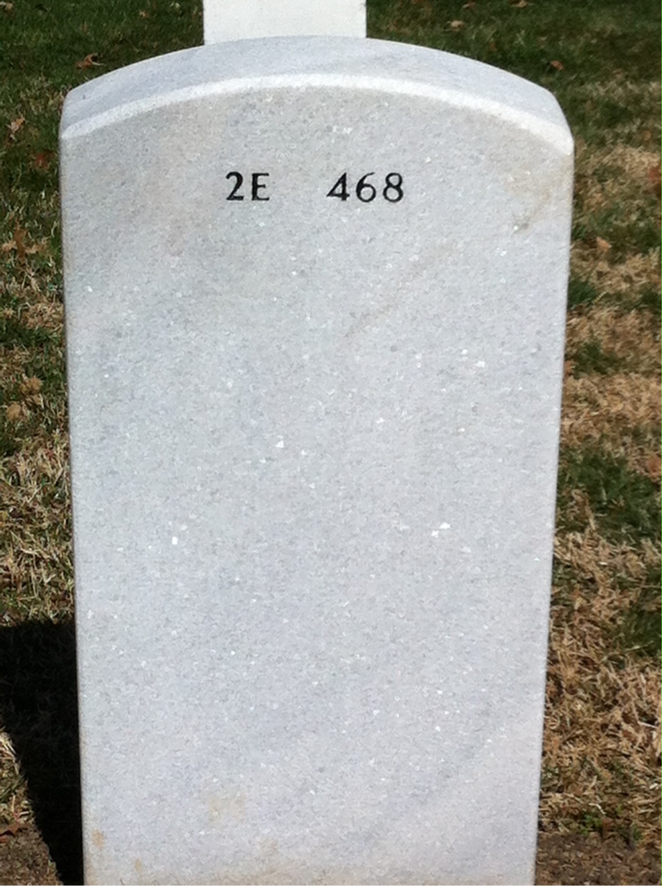Back of headstone — Marion Dalby