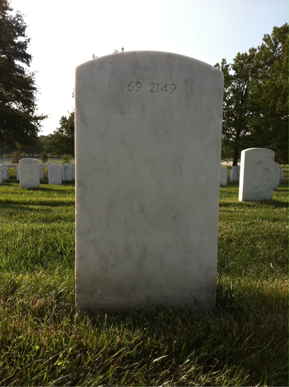 Back of headstone — Francis Mckendry