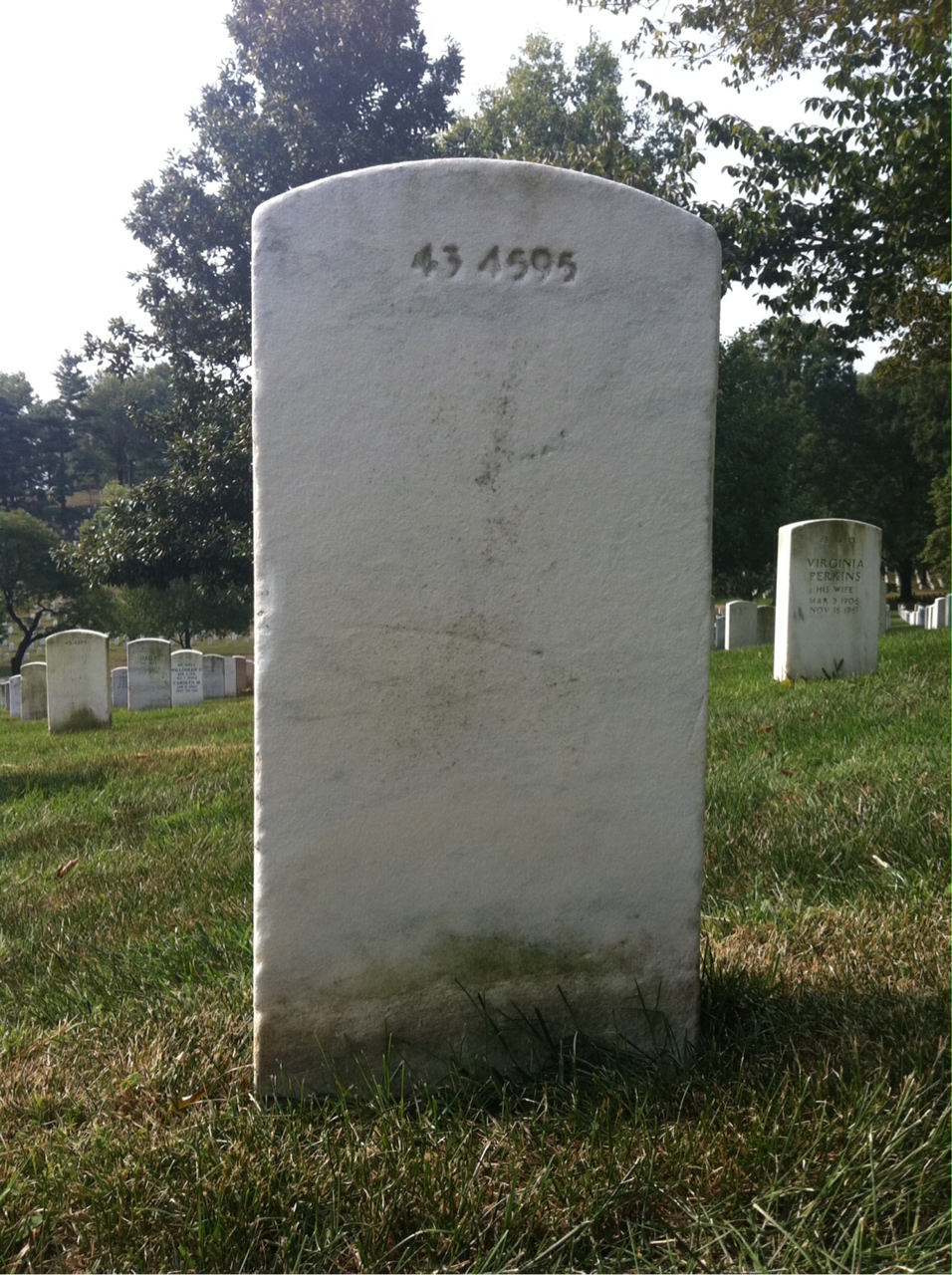 Back of headstone — Charles Mckenna