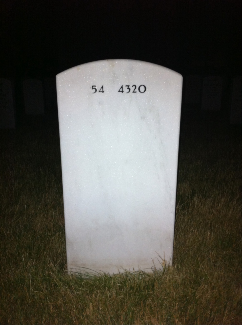 Back of headstone — Jesse Diggs