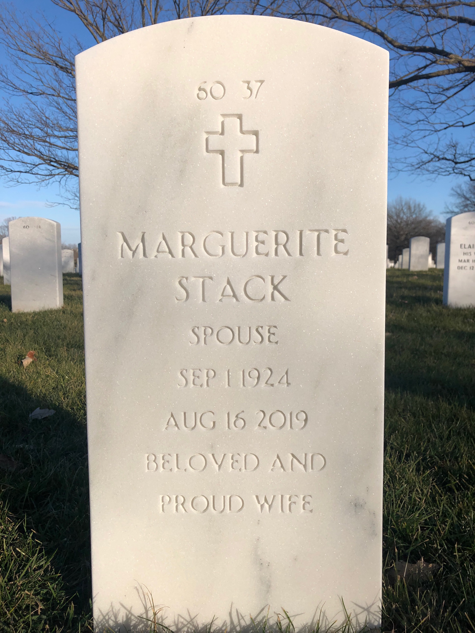 Back of headstone — Anthony Stasukevitch