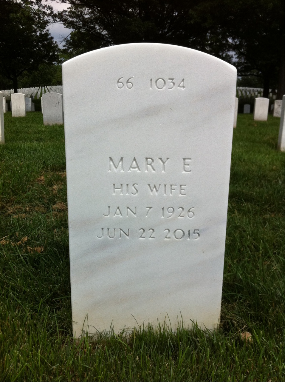 Back of headstone — John Nolan