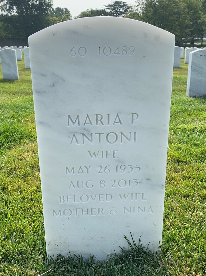 Back of headstone — Alfred Chambers