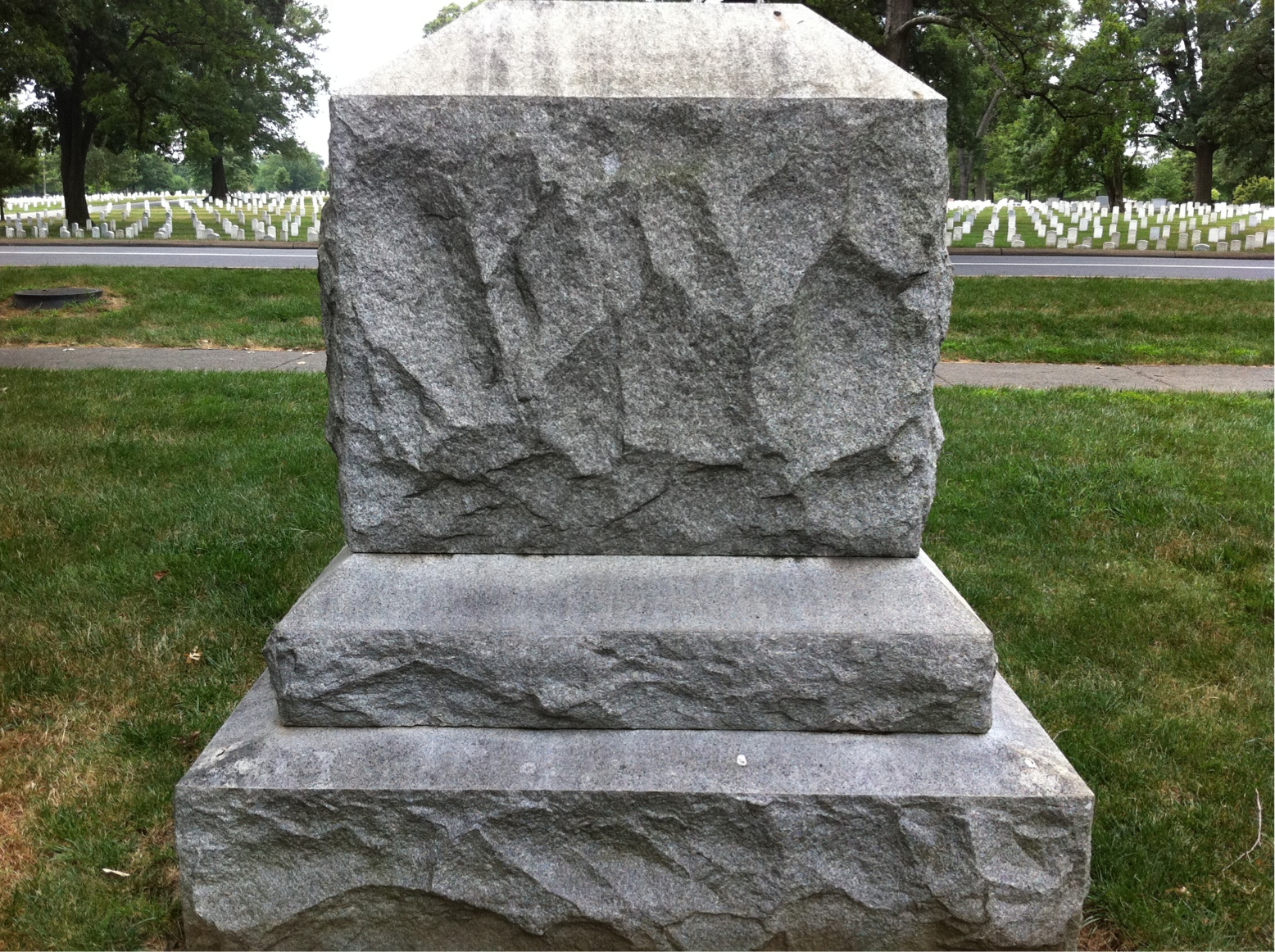 Back of headstone — William Atwell