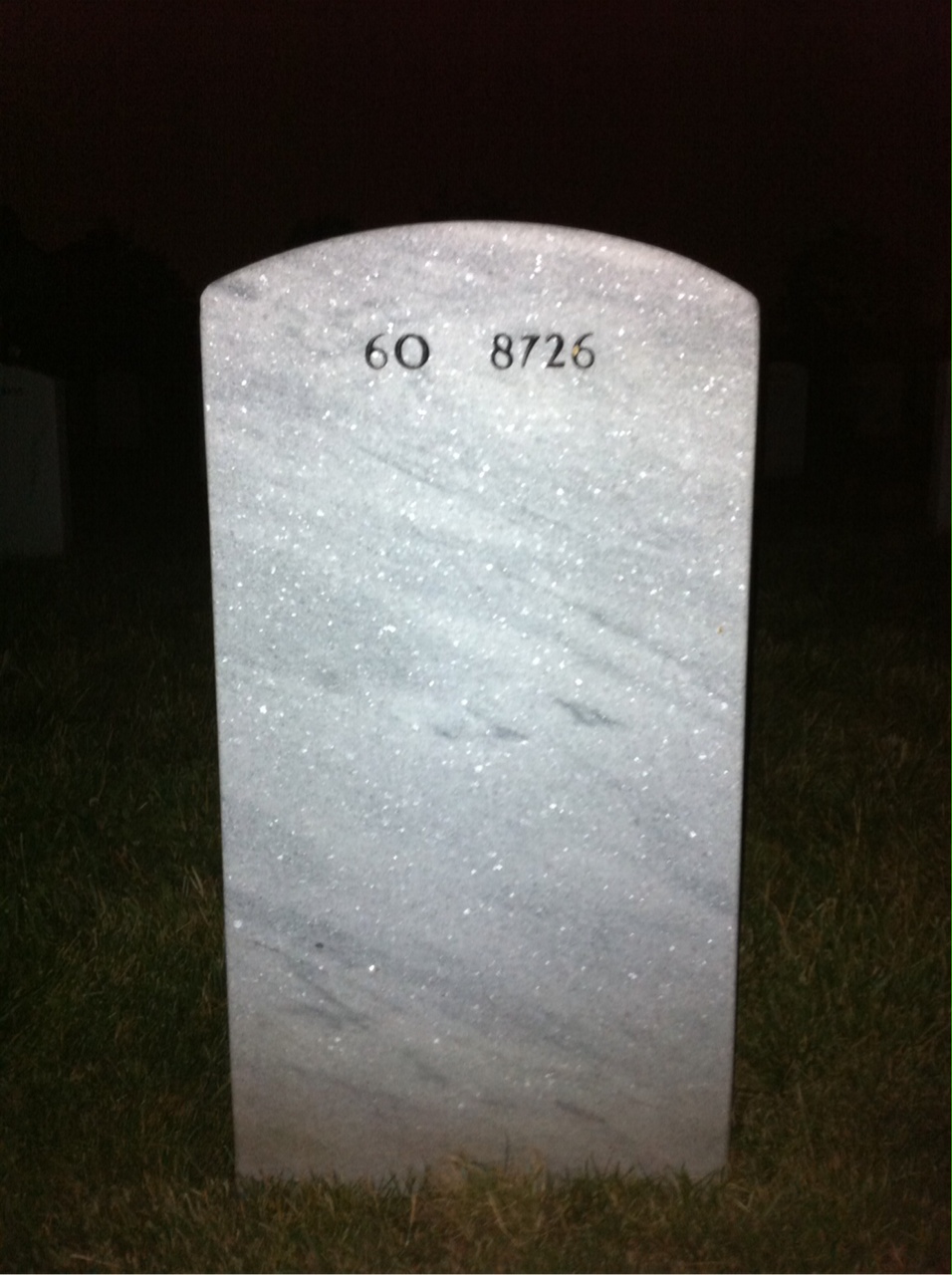 Back of headstone — Joseph Berlin