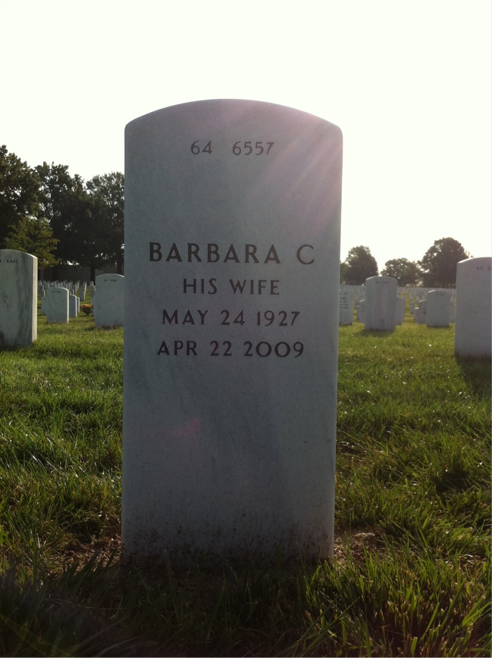 Back of headstone — Frank Levy