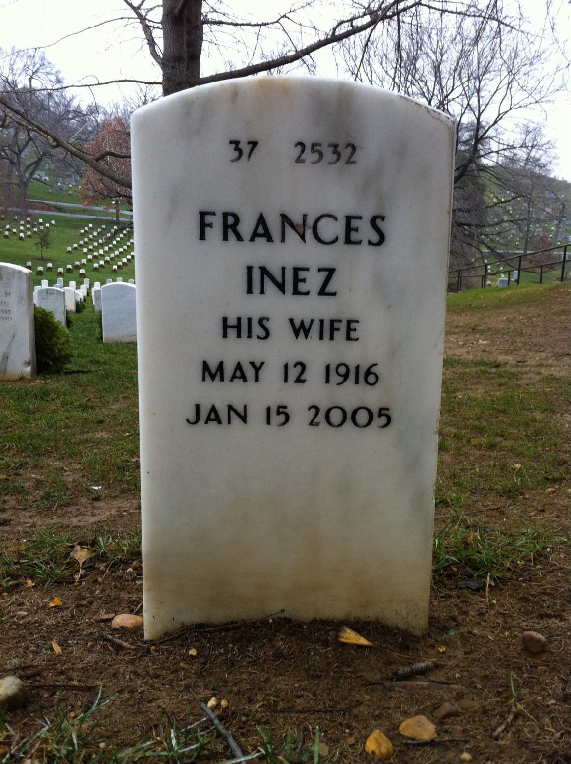 Back of headstone — Robert Lowry