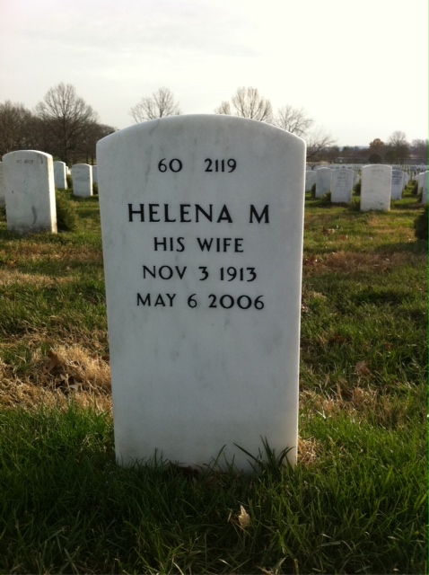 Back of headstone — Edward Burgnon