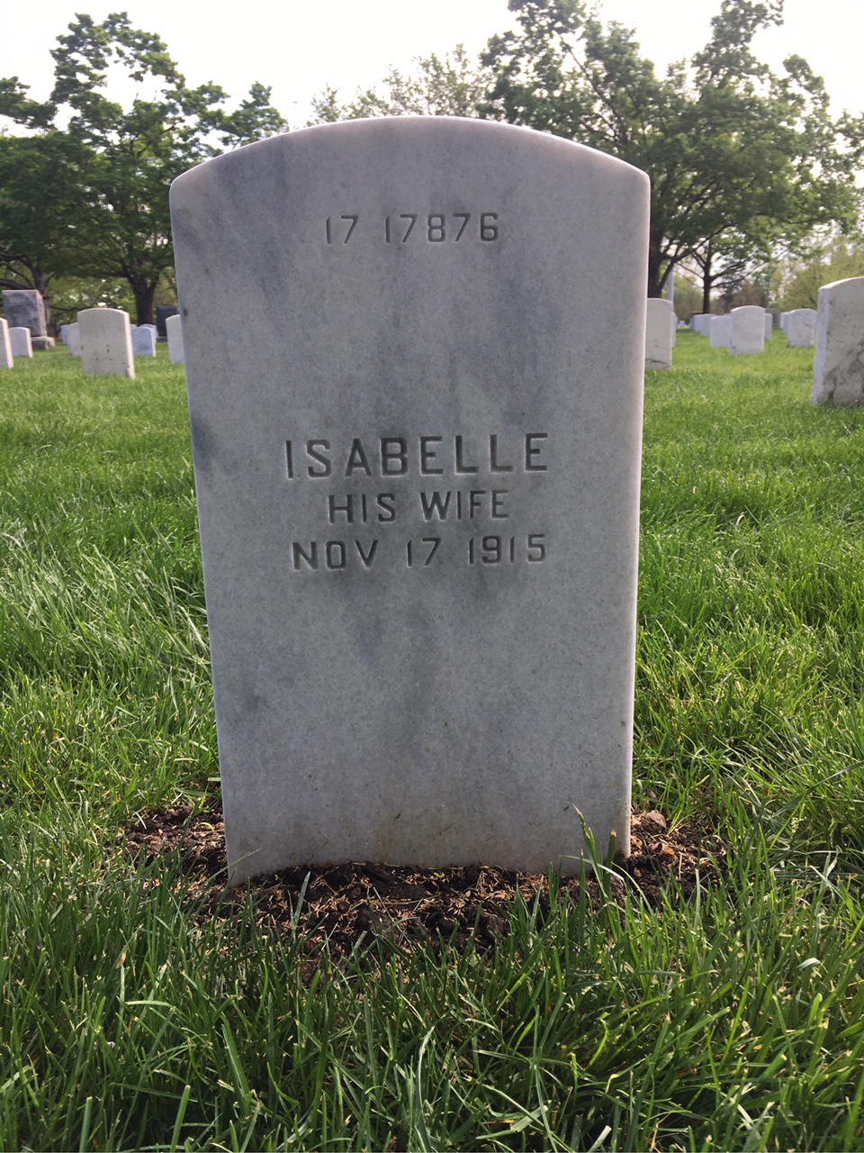 Back of headstone — John Murphy