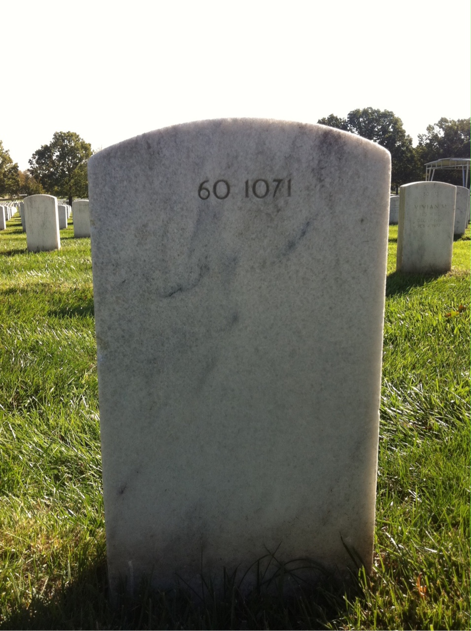 Back of headstone — Robert Morgan