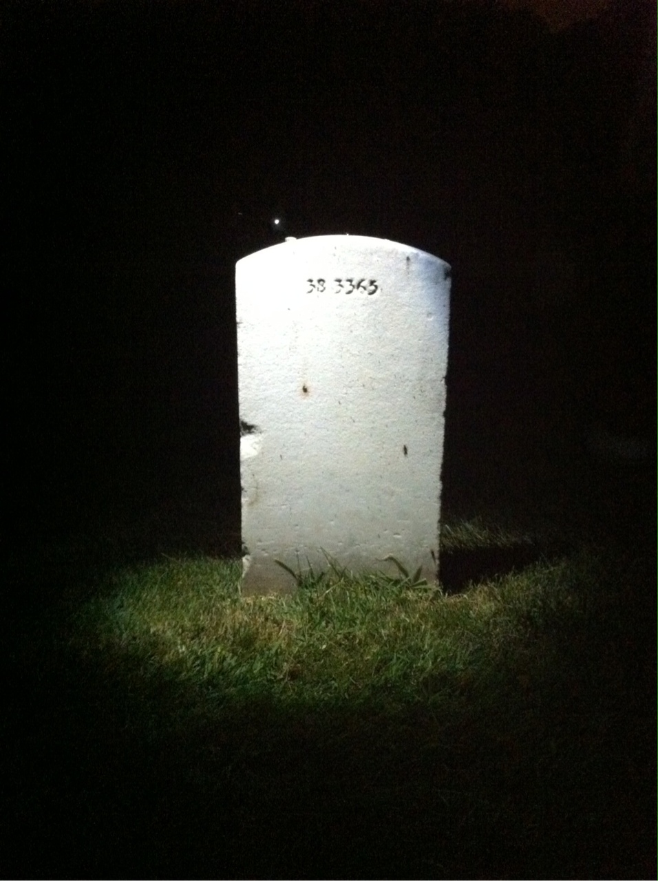 Back of headstone — George Bielonis