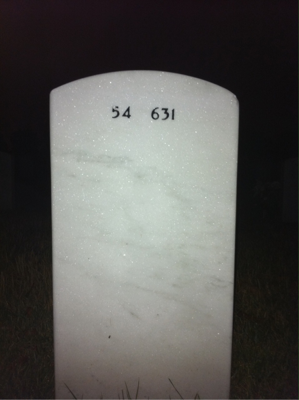 Back of headstone — Thomas Greaves