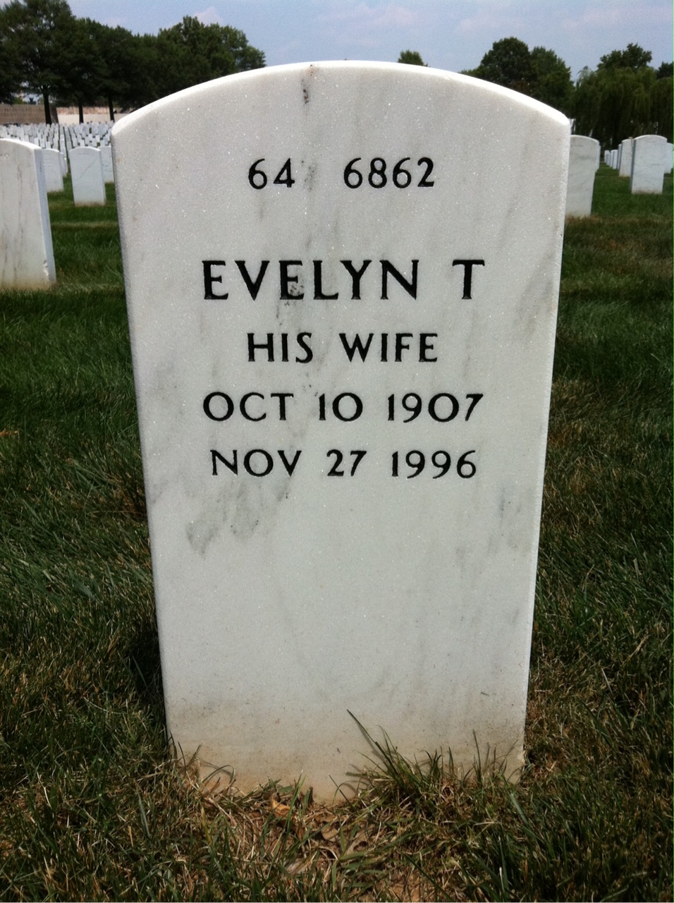 Back of headstone — Charles Muse