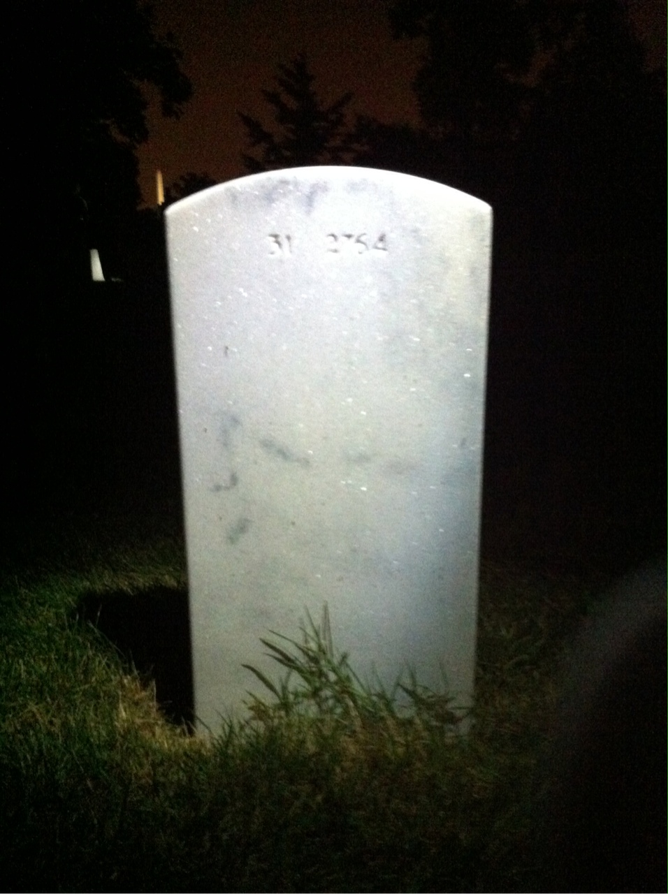 Back of headstone — Benedetto Renzi