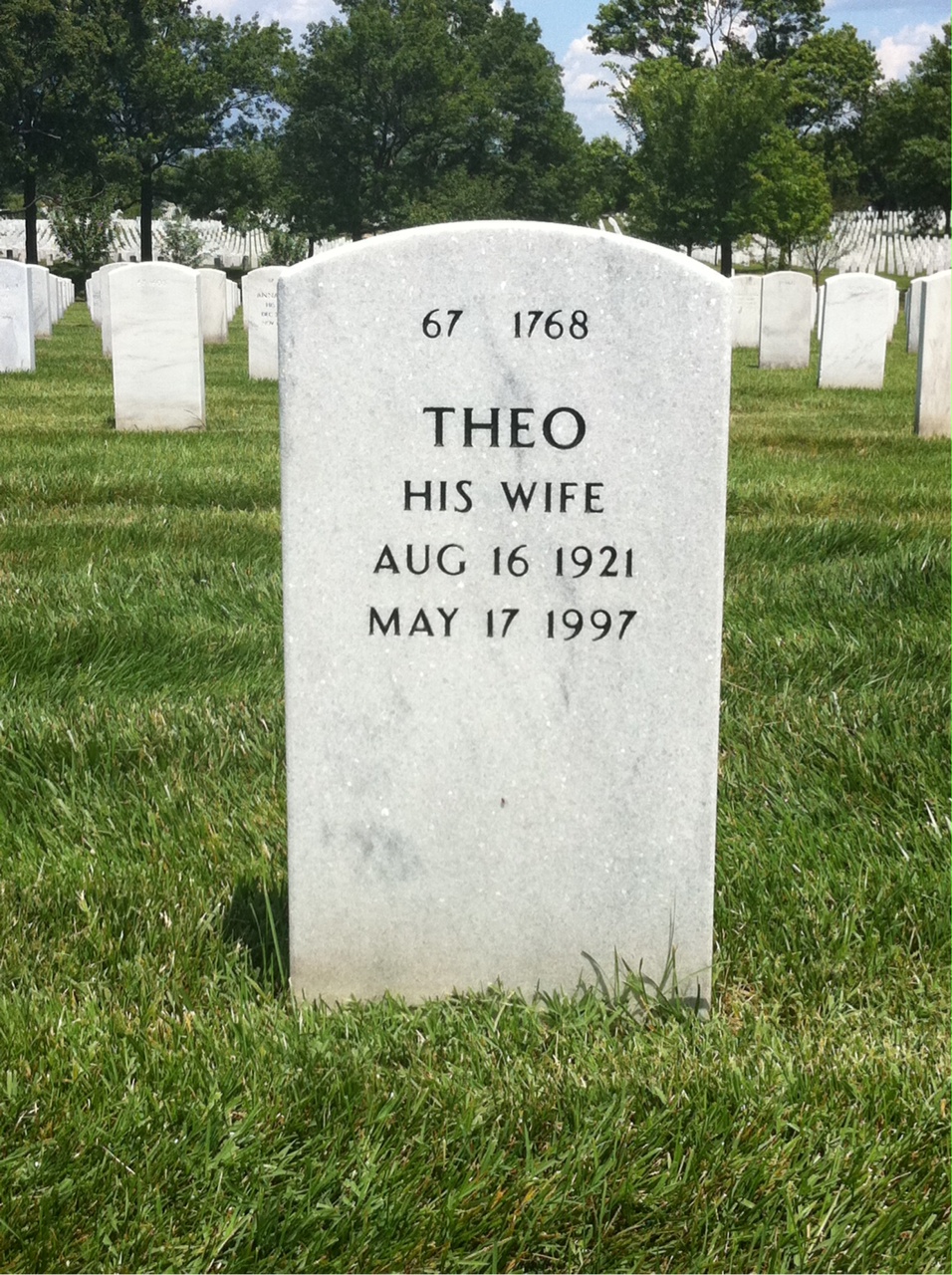 Back of headstone — John Quinn