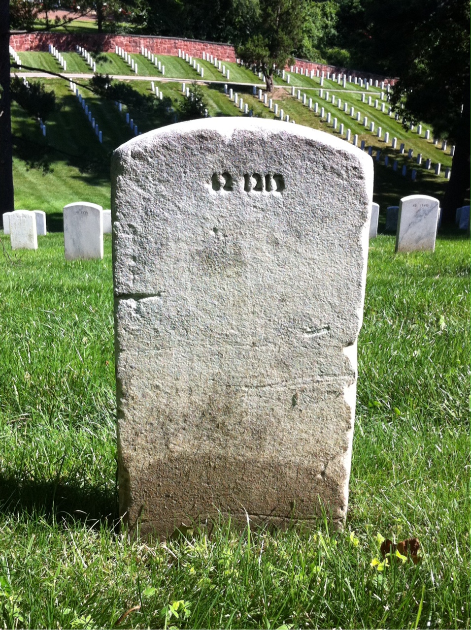 Back of headstone — Raymond Arnold