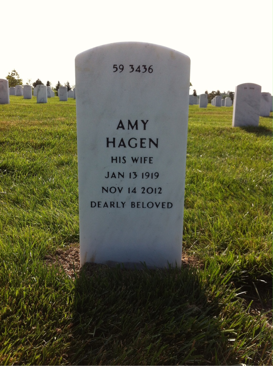Back of headstone — Michael Gionfriddo