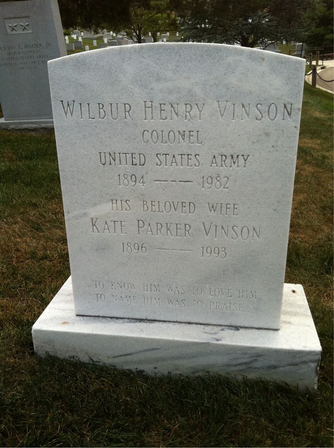 Wilbur H Vinson