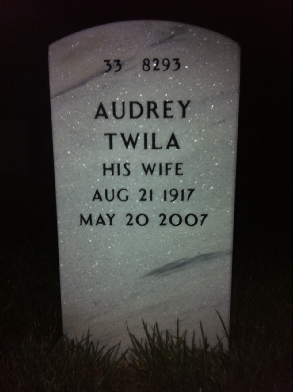 Back of headstone — James Castrichini