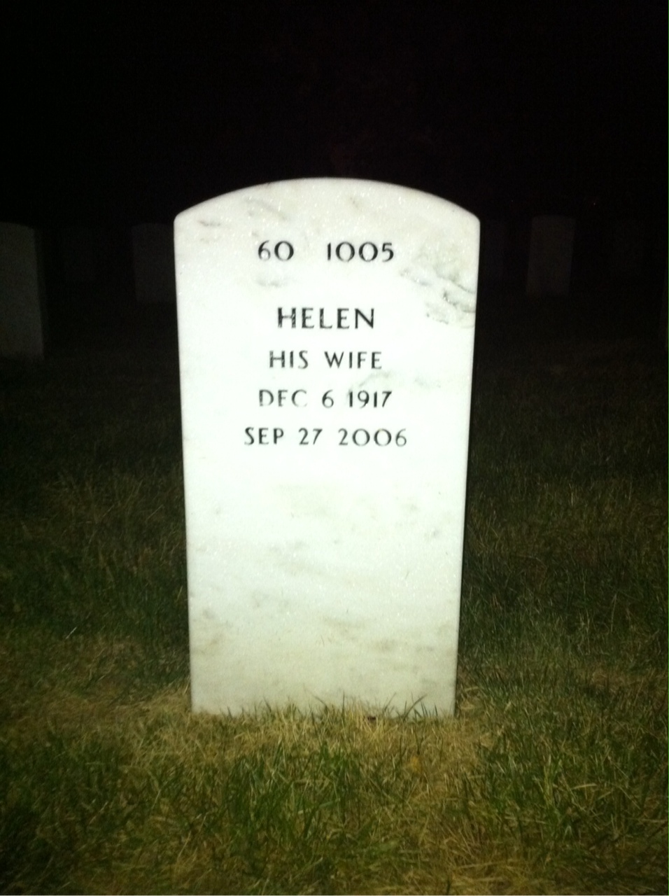 Back of headstone — Stephen Duncan-Peters