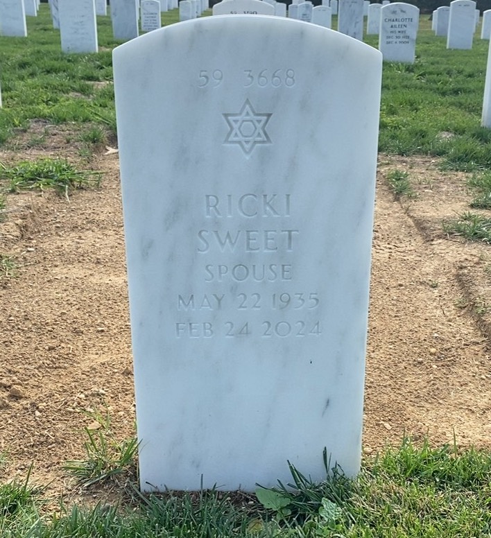 Back of headstone — Robert Allison