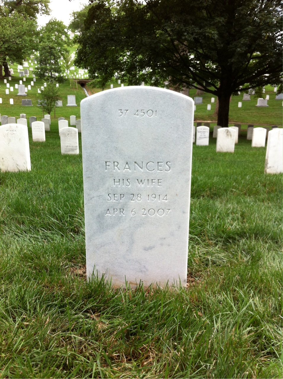 Back of headstone — Abraham Miller
