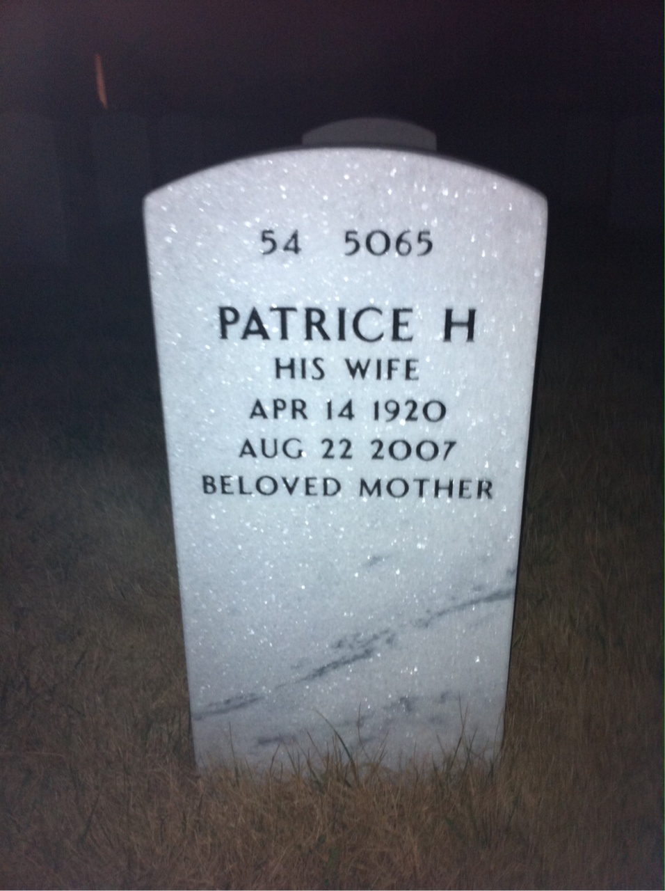Back of headstone — Don Edgmon