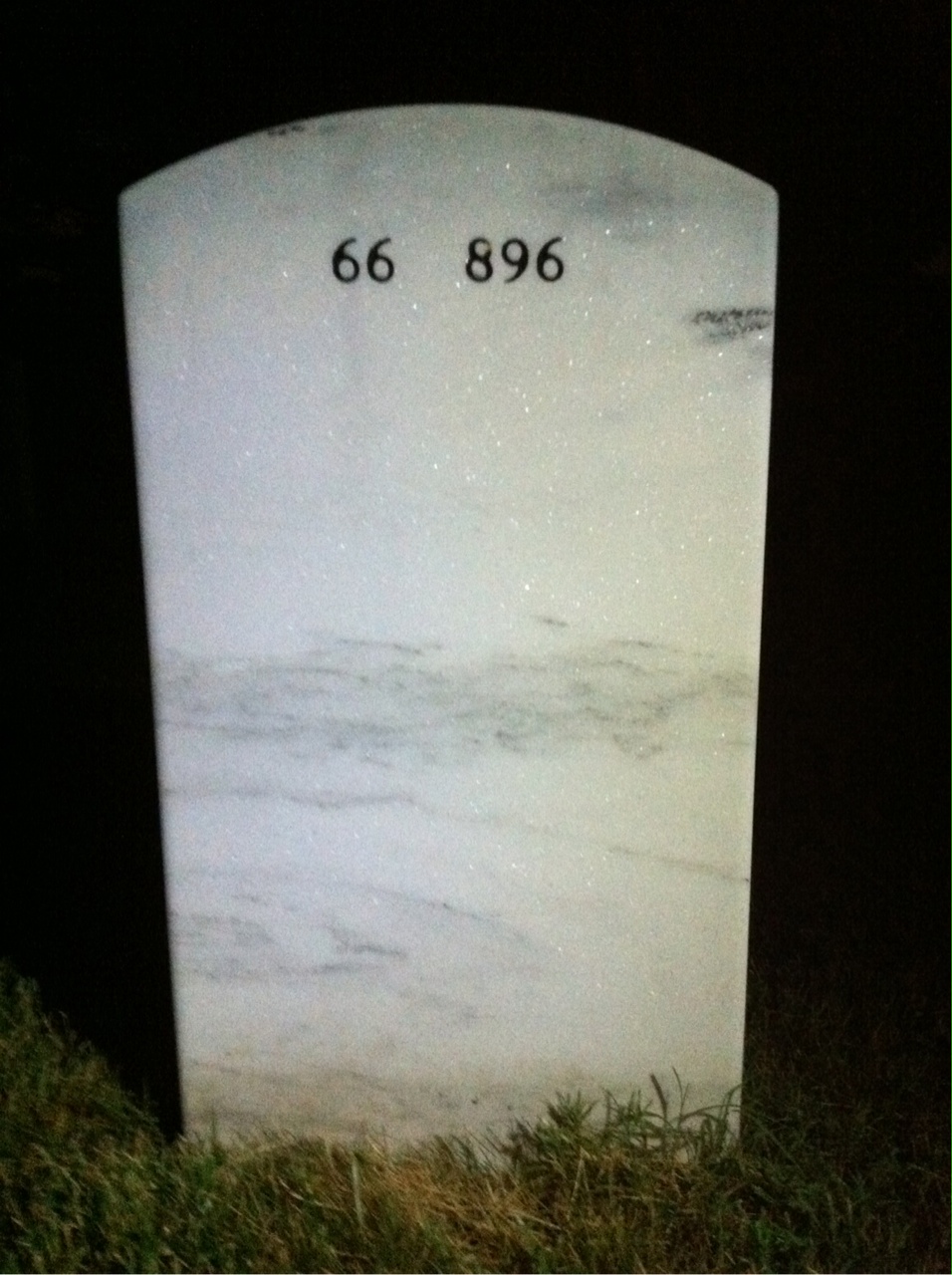 Back of headstone — Kerry Brammer