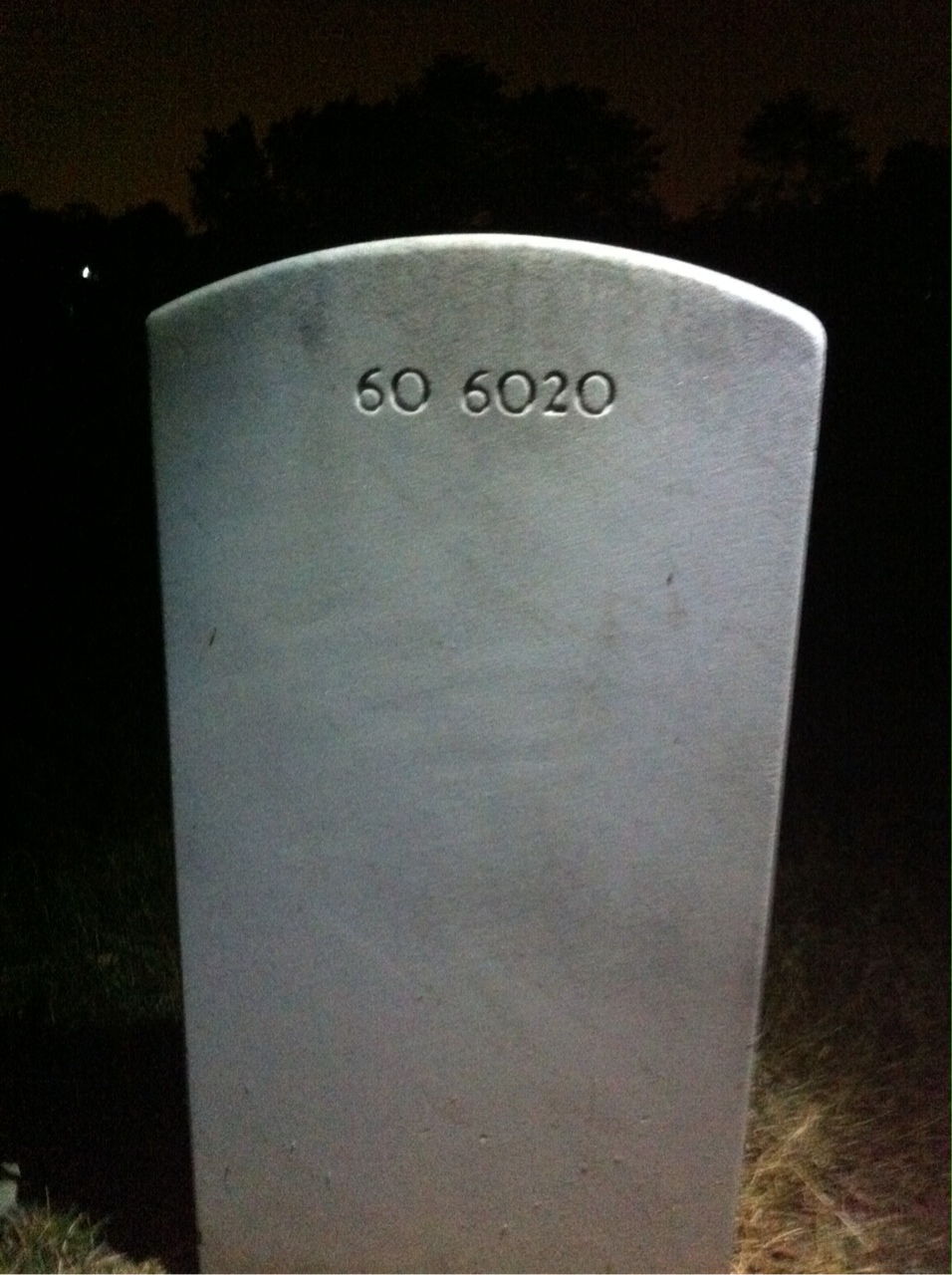Back of headstone — Harry Adams