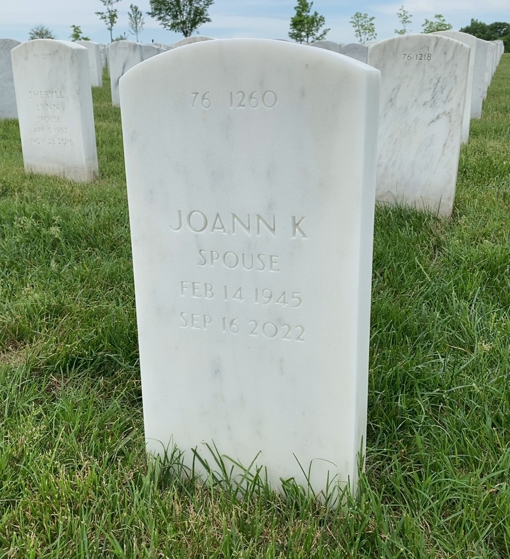 Back of headstone — Tommy Minnick