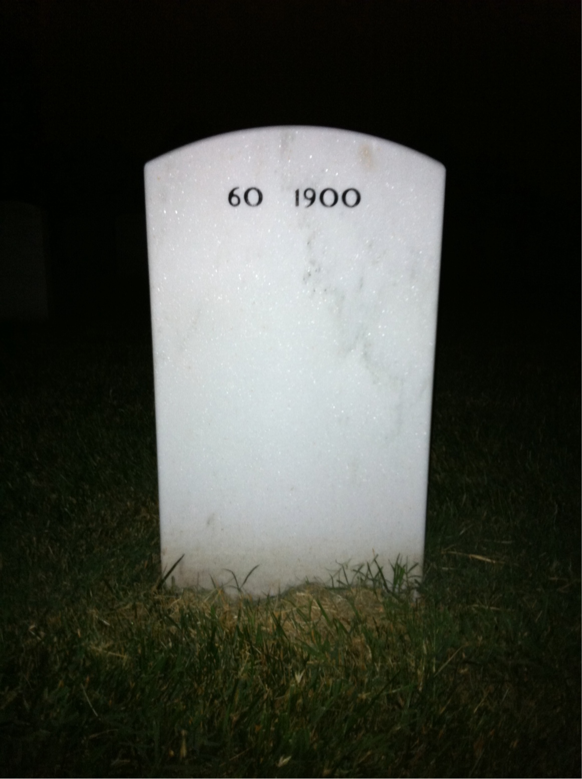 Back of headstone — Kenneth Driggers